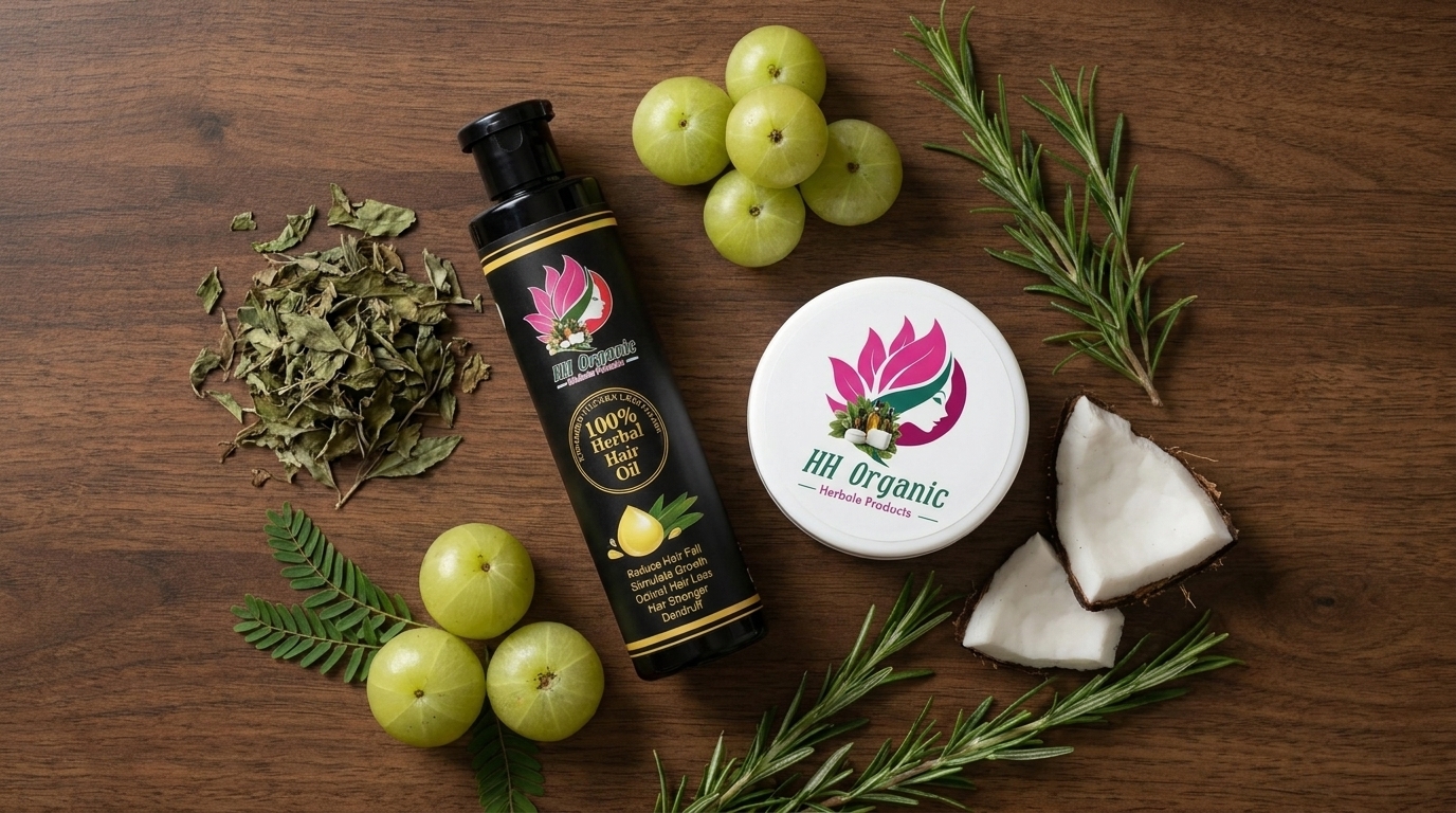 Herbal hair oil combo offer with free herbal cream gift 