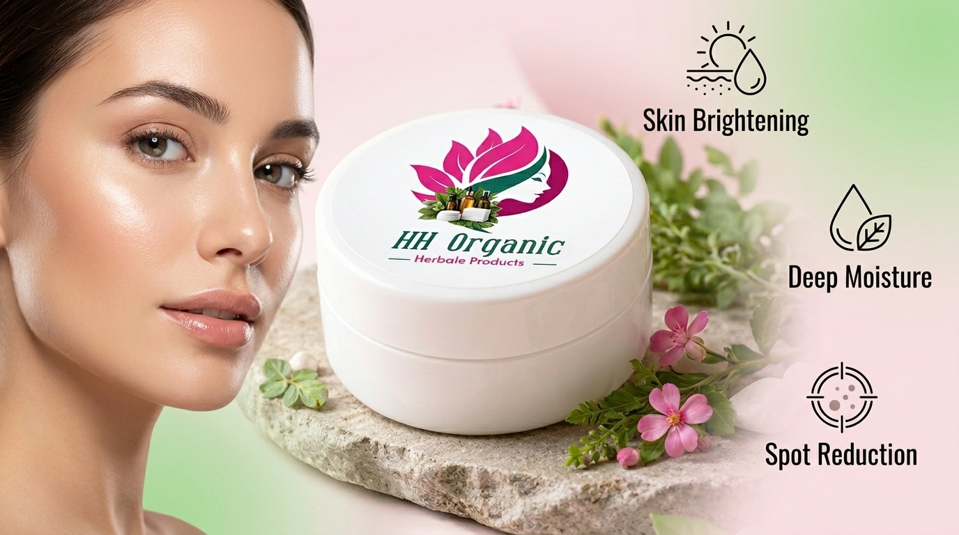 Natural herbal ingredients used in Double HH Organic Herbal Cream